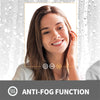Anti Fog Lighted Bathroom Mirror Dimmable LED For Easy Makeup Shave Face Care