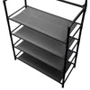 Iron Clothes Rail Coat &Shoe Rack Hook Storage Shelf Dress Hanging Display Stand