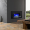 1800W Electric Fire Fireplace w/ LED Flame Effect Timer Remote Home Wall Heater