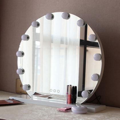 Hollywood Mirror Vanity Make Up Mirror with 12 Lights LED Dressing Table Mirror
