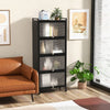 5-Tier Storage Cabinet Mobile Kitchen Sideboard Wooden Baker’s Rack w/ Doors