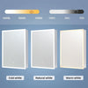 Single Door Led Medicine Cabinet with Mirror 50*70CM Bathroom Wall 3 Color Mode