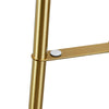 Tripod Floor Lamp & Middle Marble Texture Shelf Gold Frame Energy Saving Bedside