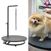Rotating Round Pet Dog Cat Grooming Trimming Bath Table Beauty Desk Non-Slip