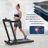 LED Display Folding Electric Walking Running Machine Treadmill Fitness QR