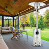 13KW Outdoor Gas Patio Heater Free Standing Garden Heaters with Portable Wheels
