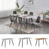 1.5M Wooden Dining Table Kitchen Home Furniture Extending Dining Table 4 to 6