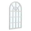 Garden Arched Mirror Gothic Rustic Wood/Metal Frame Wall Mount Outdoor Home Deco