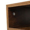Vintage Split Lift Top Wooden Coffee Table with Storage Open Shelves Living Room