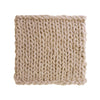 Chunky Chenille Knitted Blanket Sofa Bed Chair Throw Pillow Soft Hand-woven Pads