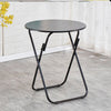 Kitchen Breakfast Bar Round Folding Table 2/4 Chairs Dining Room Space Saver UK