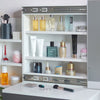 Dressing Table With Drawers Mirror Stool Set Makeup Desk Vanity Table Bedroom