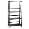 4 Tier Bookshelf Home Office Industrial Bookcase Wooden Storage Display Shelves