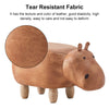 Upholstered Animal Shaped Ottoman Ride-on Footrest Stool Rest Seat TOY Kids New