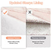 Hoodie Blanket Reversible Oversized Ultra Plush Sherpa Giant Hooded Sweatshirt
