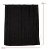 EXTRA LONG FABRIC SHOWER CURTAIN WATERPROOF WITH HOOKS WEIGHTED HEM 180 X 200CM