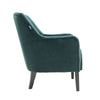 Velvet Upholstered Accent Armchair Buttoned Back Chair Living Room Lounge Sofa