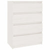 Side Cabinets 3 pcs White Solid Pinewood C3K0