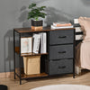 Chest Dresser with 3 Drawers Storage Cabinet Organizer, Black