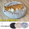 Pet Dog Cat Calming Bed Comfy Shag Warm Fluffy Nesting Bed Mattress Fur Pad