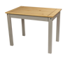 Corona Dining Table & 4 Chairs Grey Wax Budget Set