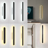 Modern Black LED Wall Lamp LED Long Strip Wall Lights Staircase Corner Wall Lamp