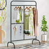 5.6ft Strong Garment Clothes Rail Large Heavy Duty Hanging Display Stand Closet