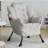Occasional Wing Chair High Back Fabric Modern Tub Armchair Fireside Living Room