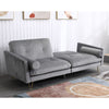 Velvet Sofa Bed Living Room Furniture 2 seater sofa bed with 2 bolister cushions