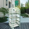 4 Tier Mini Greenhouse Walk In Grow Bag Green House PVC Cover Plastic Garden
