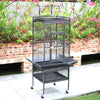 S/L Metal Luxury Bird Cage Rolling Metal Parrot Lovebird Cage Parrot cage