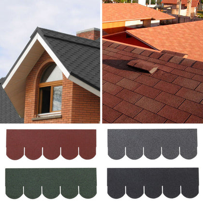 2.61sqm Felt Shingles Roof Tile Conservatory Porch Garage Shed Asphalt Shingle