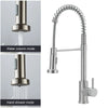 SINK Mono Kitchen Mixer Tap Pull-out Hose Spray Chrome Basin Sink Faucet Taps UK