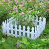 Flexible Plastic Wooden Effect Lawn Border Edge Garden Edging Picket Fencing Set