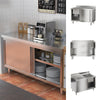 Catering Sink Commercial Kitchen Cabinet Stainless Steel Work Table Storage Unit