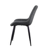 2* Faux Leather/PU Dining Chairs Dining Room Restaurant Chair Padded Modern