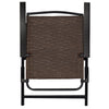 Set of 4 Patio Folding Chairs Portable Garden Deck Lounge Armchairs Adjustable