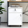 Office Filing Cabinet Mobile Under Desk File Storage Cupboard w/ Drawers Wheels