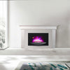 1800W Electric Fire Fireplace w/ LED Flame Effect Timer Remote Home Wall Heater