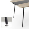 Mondeer Dining Table Kitchen Table with Adjustable Pads for 4-6 Persons Oak