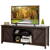 TV Stand for TVs up to 65 Inches Wooden Farmhouse TV Cabinet Media Entertainment