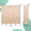 4 Panel Room Divider Wooden Screen Wall Folding Room Partition Separator Privacy