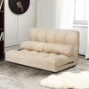 3 IN 1 Folding Lazy Sofa Bed Floor Sleeper Seat 6-Position Adjustable 2 Pillows