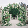 Round Wedding Arch Frame Circle Flower Balloon Archway Backdrop Stand Prop Decor