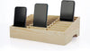 24-Grids Cell Phone Wood Holder Desktop Organizer Display Box Classroom Office