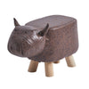 Animal Ottomans Footstools Padded Cushion Pouffe Stool Rest Children Toy Gift
