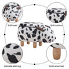 Upholstered Animal Shaped Ottoman Ride-on Footrest Stool Rest Seat TOY Kids New