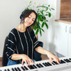 88 Keys Foldable Electronic Piano Full-size Full-size Semi Weighted Keyboard
