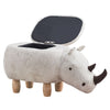 Upholstered Animal Shaped Ottoman Ride-on Footrest Stool Rest Seat TOY Kids New