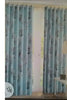 Tivoli Floral Print Ring Top Blackout Eyelet Curtains Duck Egg NEW